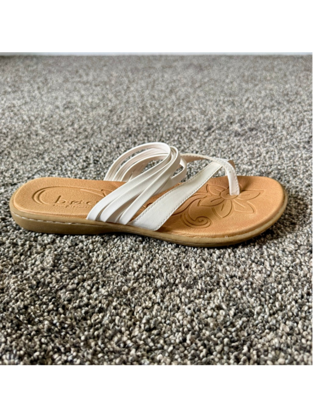 Women's B.O.C. Alisha Strappy Sandals in White Size 8 - Picture 4 of 10